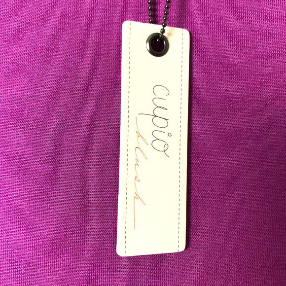 NWT Cupio Wms Small Jewel Plum Sleeveless Tiered Maxi Dress Ruffled Trim Boho - Picture 4 of 11